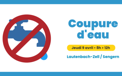 Coupure d&rsquo;eau Lautenbach-Zell / Sengern