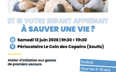 Et si votre enfant apprenait à sauver une vie ?