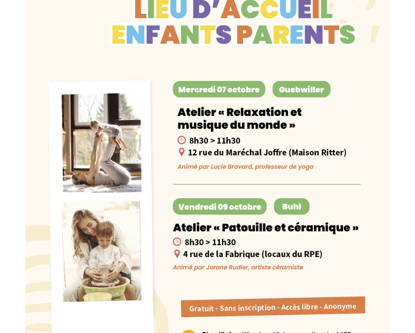 Portes Ouvertes du Lieu d&rsquo;Accueil Enfants Parents