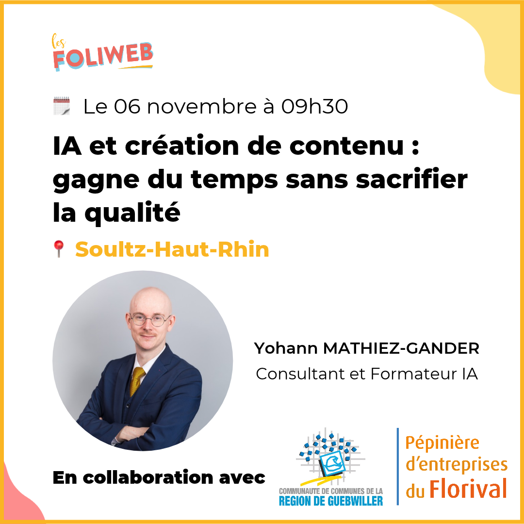 Affiche de l'exposition « L'Éloge des Vosges » au Château de la Neuenbourg. L'affiche présente en son centre une vieille photo en noir et blanc d'une route de montagne. Sur la photo, deux vaches marchent près de panneaux de signalisation routière. Autour de la photo, le fond est vert et des motifs graphiques bleus, rayures et grilles, sont présents. Le titre de l'exposition, les dates (du 19 juin au 26 octobre) et les informations du lieu sont écrits en blanc.